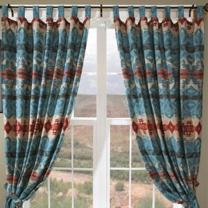 Southwestern aztec curtains
